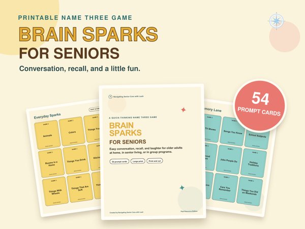 Brain Sparks for Seniors cover