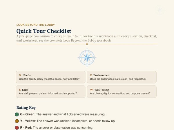 Look Beyond the Lobby: Quick Tour Checklist cover